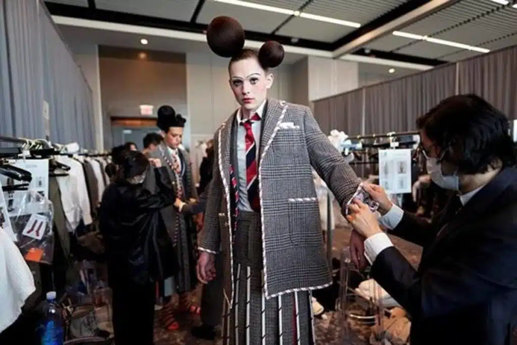 Thom Browne hosts a 'Teddy Talk,' a playful toy-themed show.