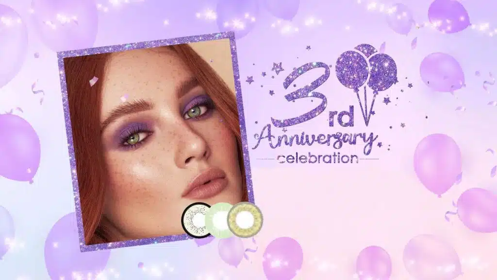 Unicoeye Celebrates Its 3rd Year Anniversary With Colored Contact Lens Lovers.