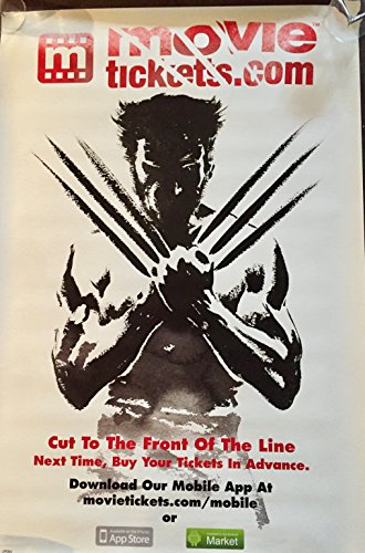 THE WOLVERINE   () PROMO Original Authentic Movie Poster x  Dbl Sided   Hugh Jackman   Tao Okamoto   Rila Fukushima   Hiroyuki Sanada