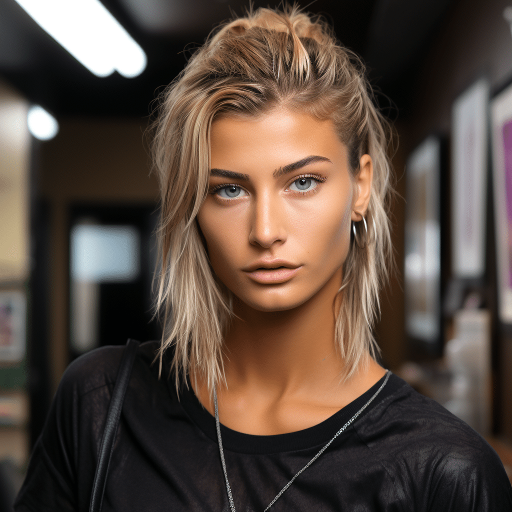 hailey bieber new hair