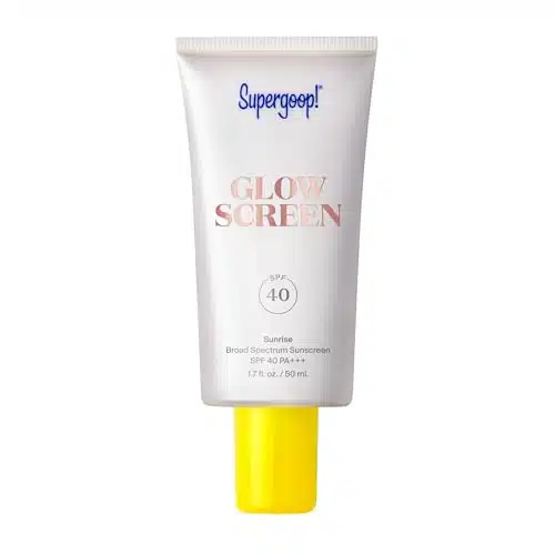 Supergoop! Glowscreen SPF   Glowy Sunscreen Primer with Hyaluronic Acid, Vitamin B& Niacinamide   oz