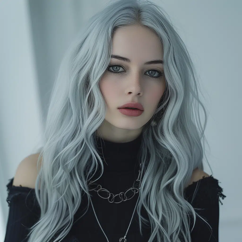 silver hair