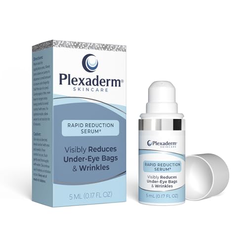 Plexaderm Rapid Reduction Eye Serum   Advanced Formula Anti Aging Visibly Reduces Under Eye Bags, Wrinkles, Dark Circles, Fine Lines & Crow's Feet Instantly Instant Wrinkle Re