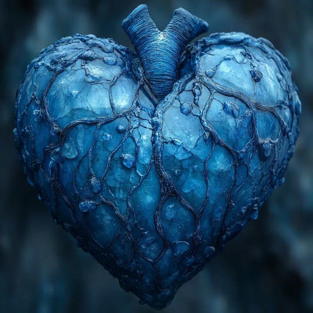 what does a blue heart mean