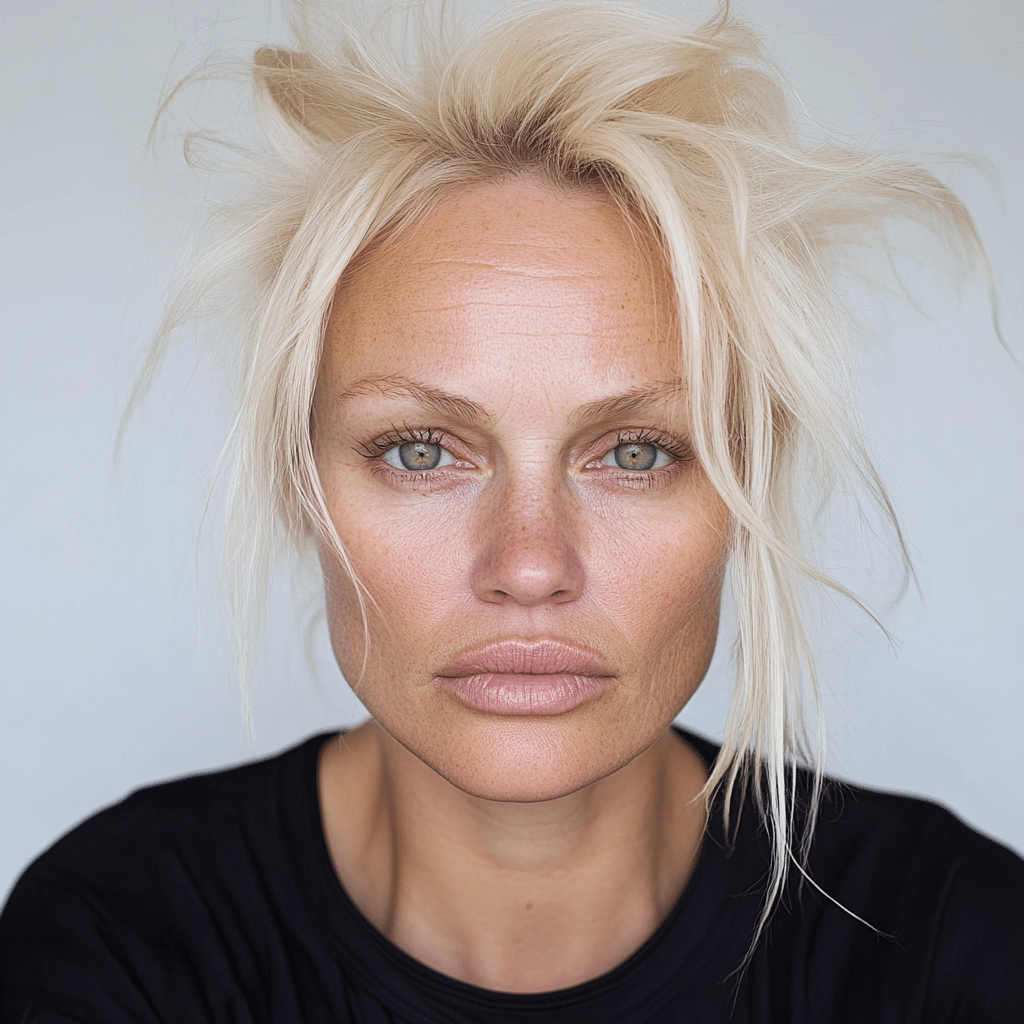 pamela anderson no makeup