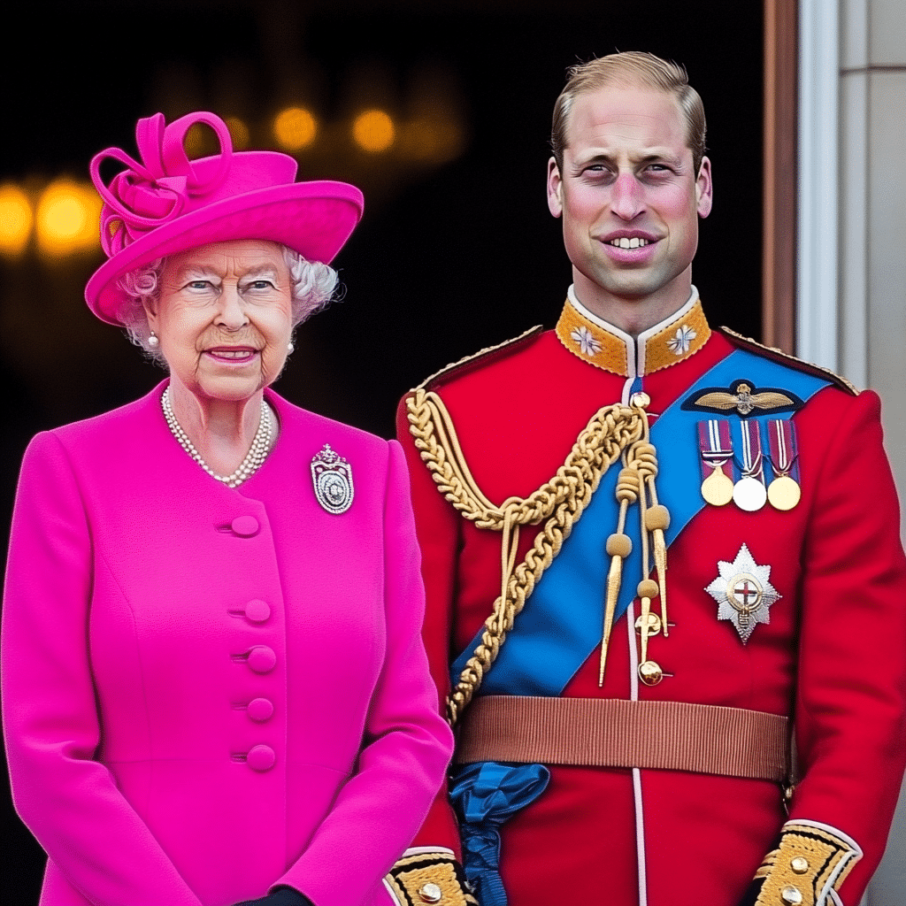 queen announces prince william to be king