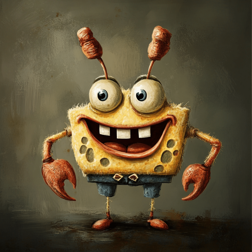 spongebob mr krabs