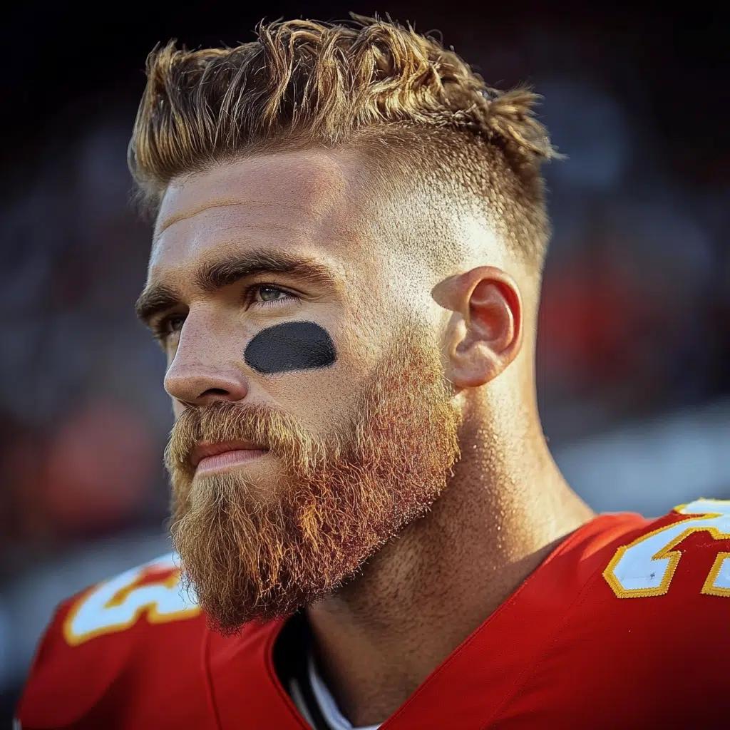 travis kelce haircut